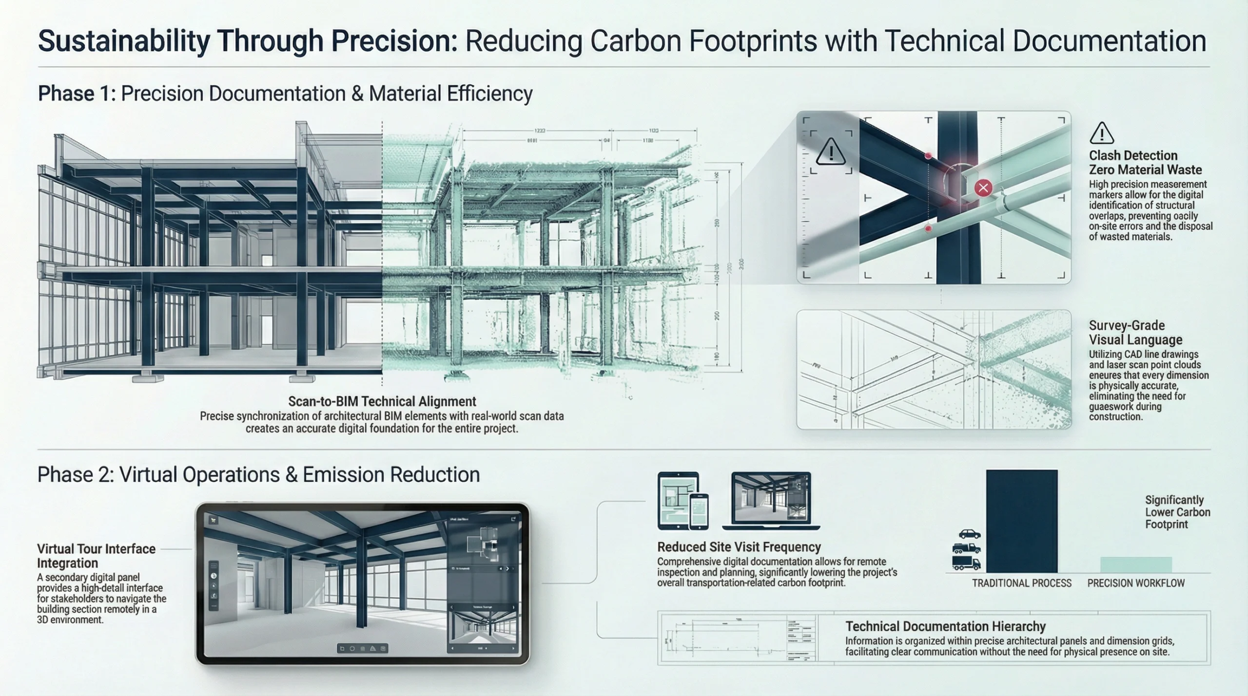 Industrial and carbon reduction process measurements